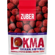 Züber Lokma Orman Meyveli Kakaolu Fıstık Ezmeli Meyve Topu 96 gr x 6 Paket