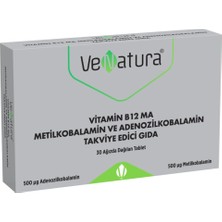 Venatura Vitamin B12 Ma Metilkobalamin ve Adenozilkobalamin Takviye Edici Gıda