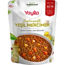 Yayla Yemek Hazır Zeytinyağlı Yeşil Mercimek 250 gr