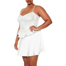 F21 Plus Size Simli Bluz