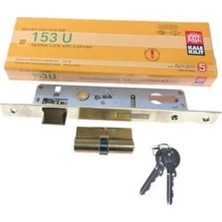 Kale 153 U 25 mm Dar Tip Dilli Kilit Barelli 3 Anahatrlı