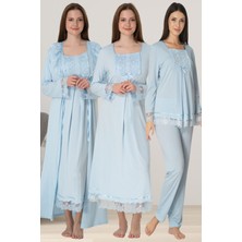 Mavi Hamile Lohusa Set