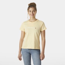 Helly Hansen W Core Graphıc T-Shırt 2.0 HHA.54592YELLOWCREAM