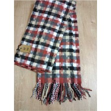 NF ND ENEFENDİ Omuz Şalı Atkı , Kare Desenli , Renkli , Yumuşak, Kışlık , Sıcak 80 x 160