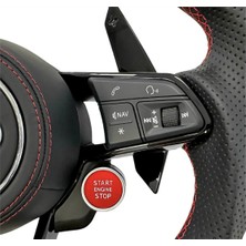 Audi R8 Direksiyon Butonlu LED Carbon Orjinal Hava Yastık ve Logolu