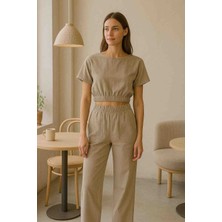 Ikili Crop Keten Takım