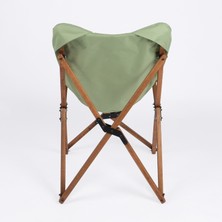 Bag The Joy Ahşap Katlanır Masa Sandalye Seti Kahverengi - Su Yeşili Kılıf 50X50X50 Kahverengi Masa