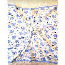 Baby Wings Ayıcık Baskılı Tek Kat Bebe Battaniye 80X90CM