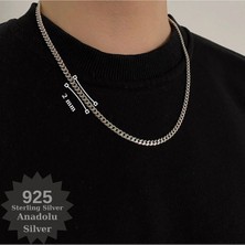 2 mm Italyan Model Gurmet Zincir Kolye - 925 Ayar Gümüş Erkek Kolye - Özel Çekmeceli Kutu Hediyeli