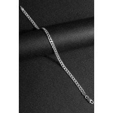 Gurmet Model Gümüş Zincir Bileklik 2,20 mm Genişlik 925 Ayar Gümüş Bileklik
