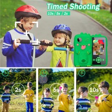 Mom Chooses Baby Favorite Z9 2.4 Inç IPS Ekran Hd Çift Lens Karikatür Hayvan Mini Çocuk Telefonu Oyuncak 32G Hafıza Kartı ile - Pembe Unicorn (Yurt Dışından)