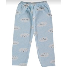 Bulut Baskılı Unisex Bebe Pijama Takım