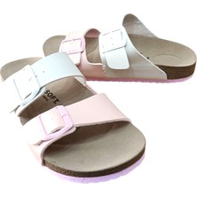 Fly Soft S902.060 Kadın Iki Tokalı Comfort Terlik Bej - Pudra