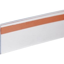 Rafburada 10 adet 100 cm - 4 cm Yapışkanlı Plastik Etiketlik