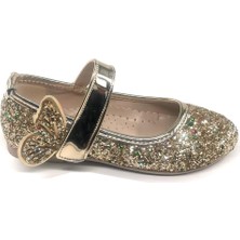 Çok Hafif Çok Rahat Iç Tabanı Ortopedik Kelebek Detaylı Kız Çocuk Babet