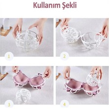 İnfeta Sütyen Koruyucu Yıkama Iç Içe Geçmeli 2 Top Yıkama Aparatı - Sütyen Koruyucu Yıkama Topu