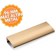 Lidya Mat Altın 96 mm Kulp Lüks Country Mutfak Mobilya Dolap Çekmece Kulpu