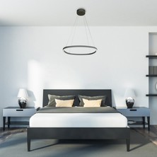 Sarkıt LED Avize Eliptik Kare 60X60 cm
