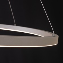 Sarkıt LED Avize Eliptik Kare 60X60 cm