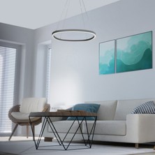 Sarkıt LED Avize Eliptik Kare 60X60 cm