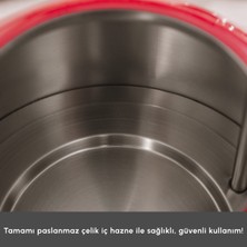 Karaca Retro Su Isıtıcısı Kettle 2202 Kırmızı 2200W