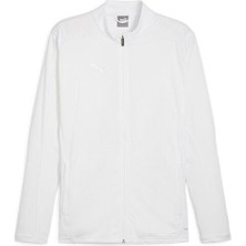 Puma  Teamfinal Training Jacket Erkek Futbol Antrenman Ceketi 65855404 Beyaz