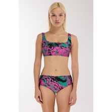 Ayyıldız 4676 Yeşil Pembe Bikini Takımı