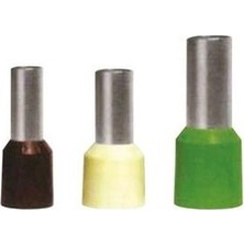 Izoleli Tek Giriş Yüksük 10,0 mm Kahverengi 25 Adet Paket