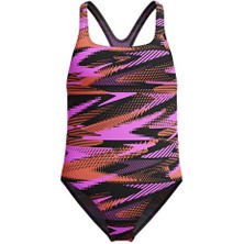Speedo Hyperboom Alv Mdlt Jf Purple Kız Çocuk Mayosu 8-00372818290 Mor