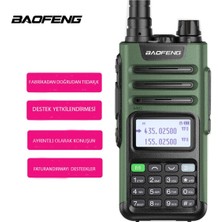 Baofeng Telsiz UV13 Pro Yüksek Güçlü Uzun Menzil Dış Mekan Kamuflaj Yeşil El Telsizi