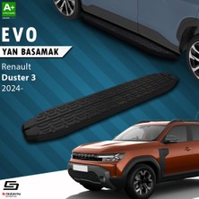 S-Dizayn Renault Duster 3 Evo Siyah Yan Basamak 183 cm 2024 Üzeri A+ Kalite