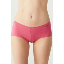 U.s. Polo Assn. Kadın Fuşya Çok Renkli Kıl Lastikli Şort Set 5'li