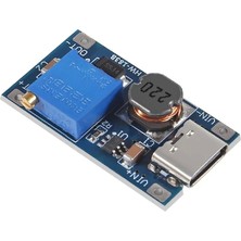 MT3608 Type C USB 28V 2A Dc Boost Modül Ayarlanabilir Voltaj Yükseltici Güç Kaynağı Step Up Dc