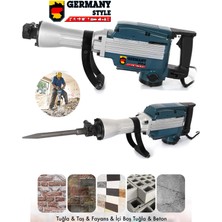 Germany Style GER-3035 Profesyonel 16 kg Kırıcı Delici Hilti Taşıma Çanta Hediyeli
