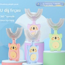Yuanbao Çocuk U Şekilli Diş Fırçası Manuel Bebek Bebek Ağız Tipi Yumuşak Tüylü Diş Fırçası (Yurt Dışından)