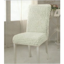 4'lü Bürümcük Lastikli Sandalye Örtüsü Standart