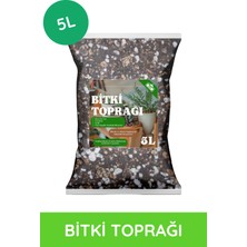 Bk Commerce 5l Premium Bitki Toprağı - Vitaminli, Böcek Yapmayan, Torf & Perlit Karışımı