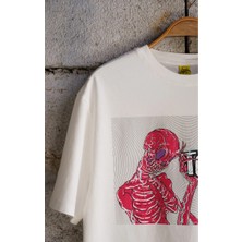 Tool los Angeles Anatomy Unisex Off White Kısa Kol Tişört