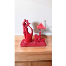 Vintage Love Temalı Işıklı Biblo & 14 x 14 cm