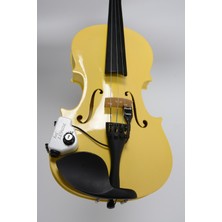 Pongee Joy Model Akustik Keman Için Ceramic Piezo Mikrofon Pasif Manyetik Pickup, Doğal Ton, 6.35MM