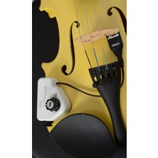 Pongee Joy Model Akustik Keman Için Ceramic Piezo Mikrofon Pasif Manyetik Pickup, Doğal Ton, 6.35MM
