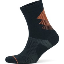 Gowith 5'li Renkli Seamless (Dikişsiz) Topuk Burun Güçlendirilmiş Nem Emici Erkek Bambu Koşu Çorabı Seti 3209