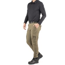 Erkek Taktik Outdoor Kargo Pantolon – Suya Dayanıklı, Esnek ve Çok Cepli Haki Renk