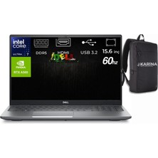 Dell Precision 3591 Ultra 7 155H  32GB 512GB Rtx A500 Windows 11 Pro 15.6" Fhd Taşınabilir Bilgisayar XCTOP3591EMEA-02