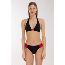 Ayyıldız 4509 Siyah Kırmızı Bikini Takımı