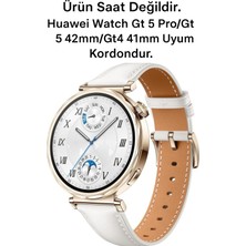 Alstrap Huawei Watch Gt 5 Pro / Gt 5 42MM / Gt 4 41MM Uyumlu Premium Deri Kordon Kayış