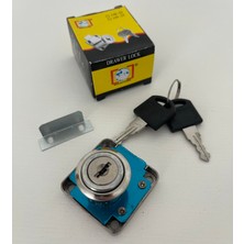 Shuntong 138/139 Çekmece Kilidi 19 mm Metal Gövdeli Anahtarlı Dolap Kilidi - (2 Kilit /4 Anahtar)