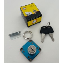 Shuntong 138/139 Çekmece Kilidi 19 mm Metal Gövdeli Anahtarlı Dolap Kilidi - (2 Kilit /4 Anahtar)