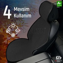 S-Dizayn Oto Koltuk Koruyucu Kılıf Set Siyah Universal 2+3 Parça Ön Arka