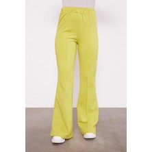 Fıstık Yeşili İspanyol Paça Pantolon